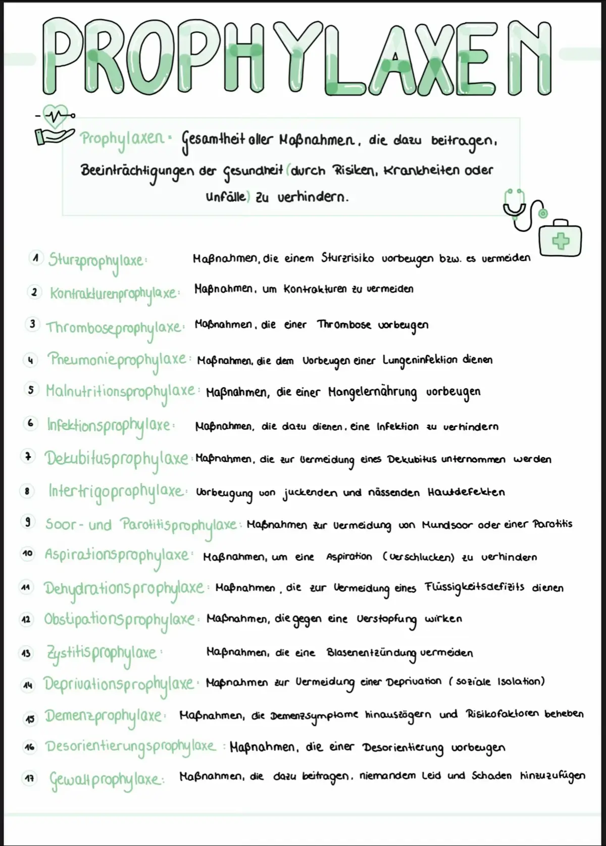 Practical, day to day prophylactics you need to know and master as a nursing in training #creative #pflegeausbildung #pflegekräfte #pflegefachkraft #creatorinsights #growmyaccount #foru #fyp #fürdich #fürdichpage 