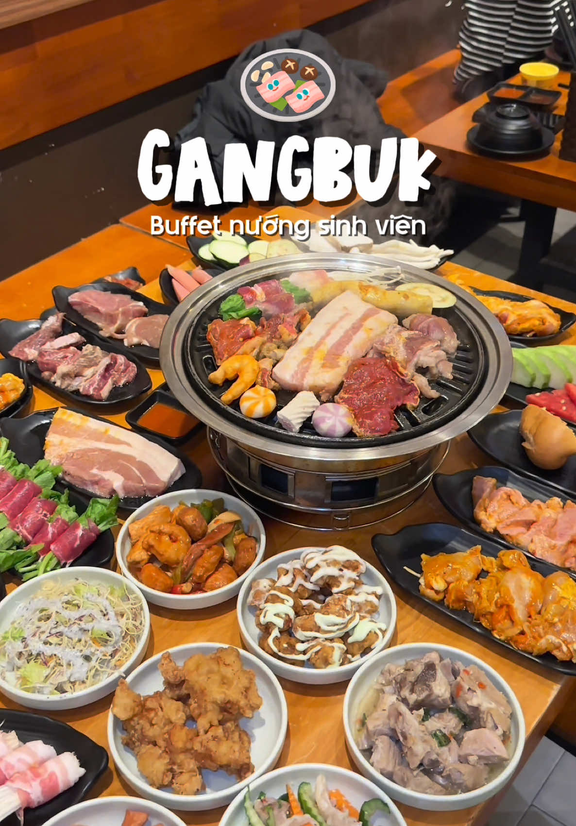 Biết đi ăn đâu chưa nè  #vrmgr #minanmaikhongbeu #hanoifood #quananngon #hyeminne #hyeminne #8thang3 #quanan8thang3 #gangbuk #nuongsinhvien #nuongchaogang #buffetnuonglau 