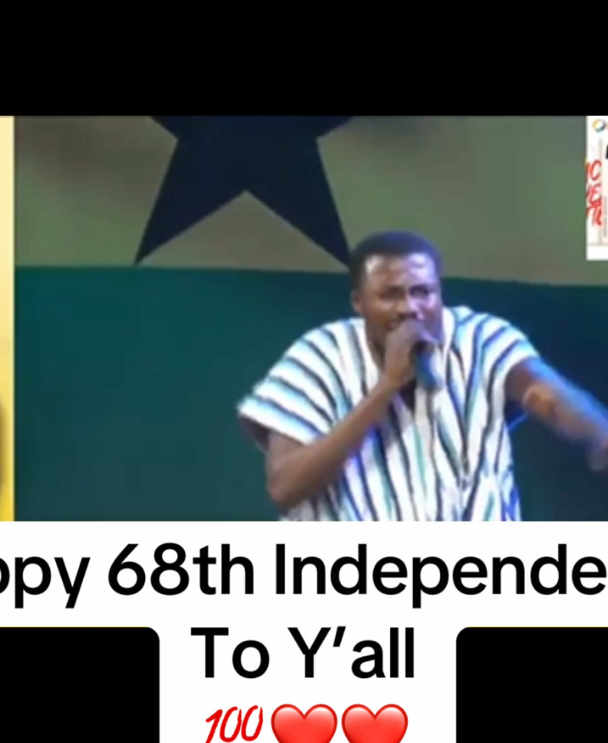 Replying to @☞𝘔𝘢𝘖𝘸𝘯☜  happy 68th Independence To Y’all …. OneLove #rockygee #independenceday #68thindependenceday #ghana #freedomandjustice #jubileehouse #viral #fyp 