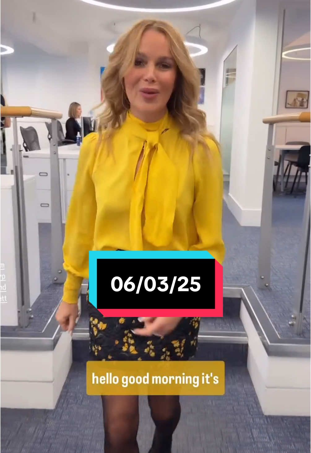 Amanda Holden x Today’s look (06/03/25). #fyp #fypシ #uktvgirls #amandaholden #ukcelebrities #glam #makeup #hair #hmu #hairstyle #hairstyles #hairtok #fashion #fashiontiktok #outfit #outfitinspo #outfits #blouse #skirt #tights #nylon #nylons #stockings #heels #highheels #beauty #beautiful #model #gorgeous #pretty #stunning #hot #tease #viral_video 