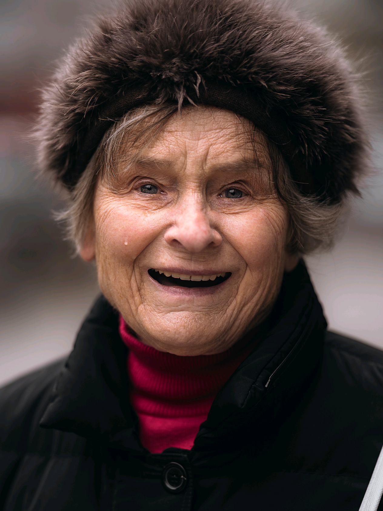 Die Träne auf dem Foto 😢❣️ #hannover #straßenportrait #photomagic 