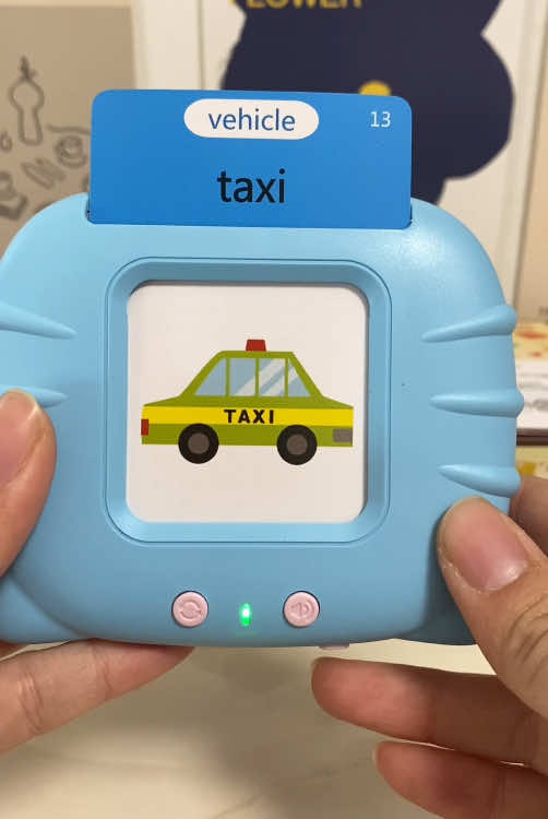 Words Card Reading Learning machine.The little ones’ early learning talking device. #educationtoys #flashcard #kidstoys #toys  #earlylearning #foryoupage #childrentoy #language #babylove#giftideas #talkingflashcards #learningtoys