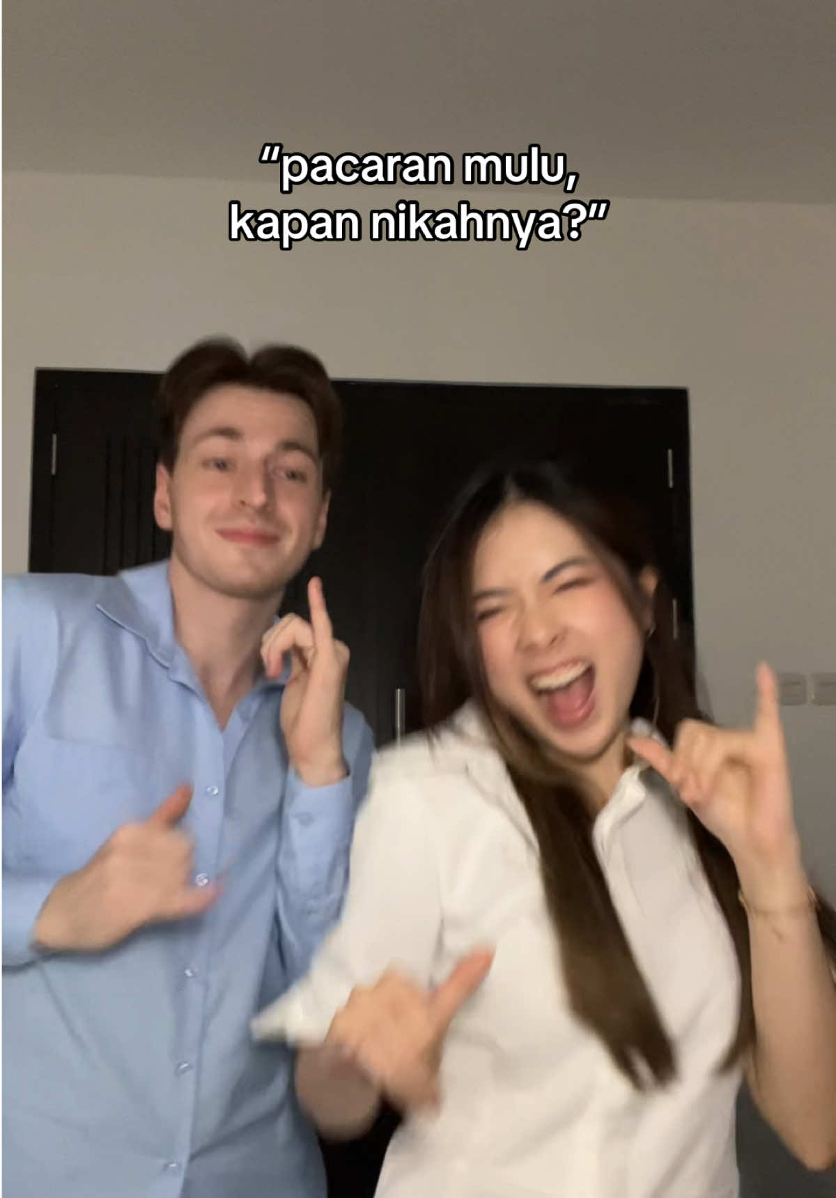 tunggu tanggal mainnya yahh #trendingdance #coupletiktok #funnycouple #romanticcouple #funny #mixedcouple #cicimasbule #pacarbule 