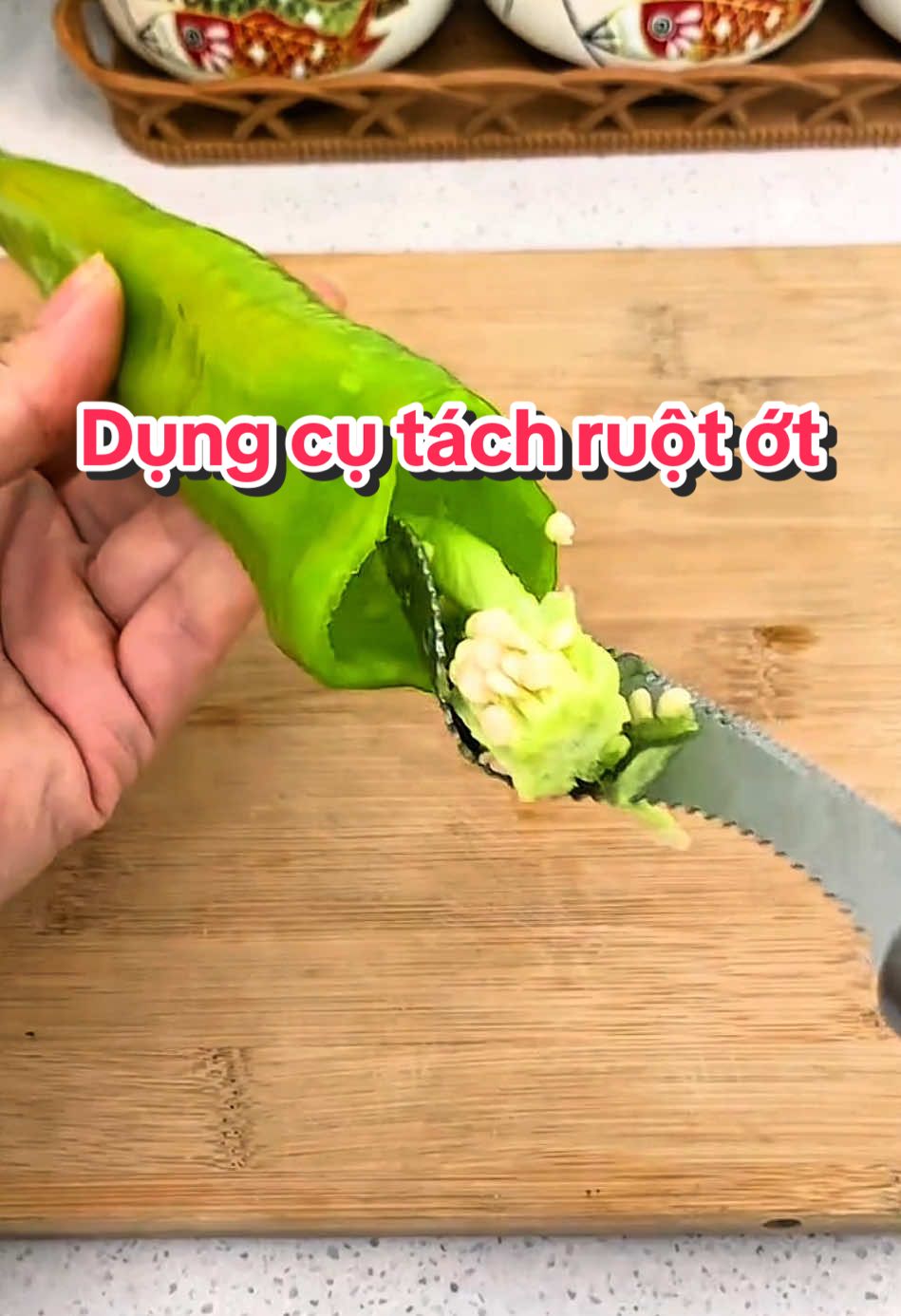 Dụng cụ tách ruột ớt, mướp đắng làm bằng inox xịn xò #dungculayruotmuopdang #dungculayruototchuong #dodungnhabep #giadungtienich 