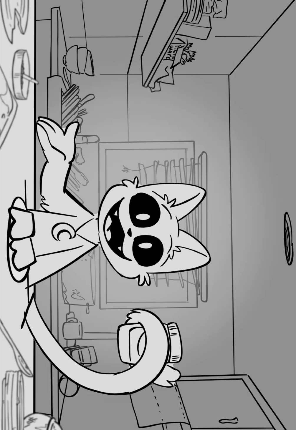 Catnap teaches the perfect peanutbutter sandwich 😇 #catnap #smilingcritters #animatic 