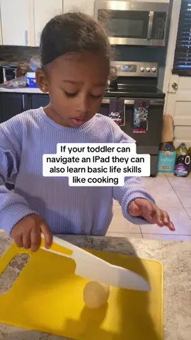 Take a break from screen time #ipadkid #toddlercooking 