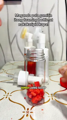 Maganda gamitin sa face at nakakatipid pa! #foamingbottle #bubblebottle #skincare #skincaretips #trendingproducts 