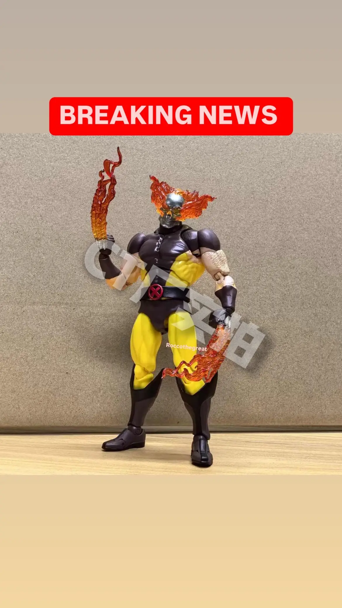 2] ( NEW ) Ct Toys Hellverine is being tested.  Expected to ship by the end of March  Marvel legends scale Wolverine  figure 3rd party  