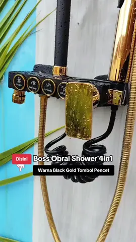 Shower 4 in 1 Black Gold Mewah #shower #shower4in1 #showerblackgold 