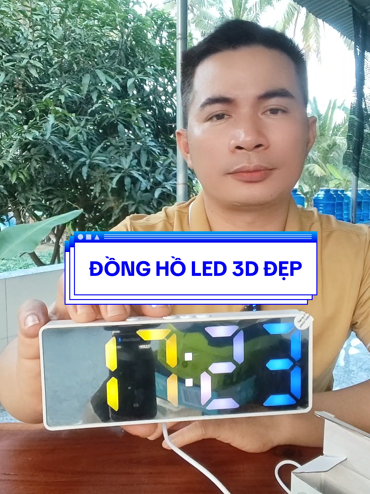 Đồng hồ led 3d trang trí bàn học đẹp cực #dongho #dongholed3d #dongholeddebanlamviec 