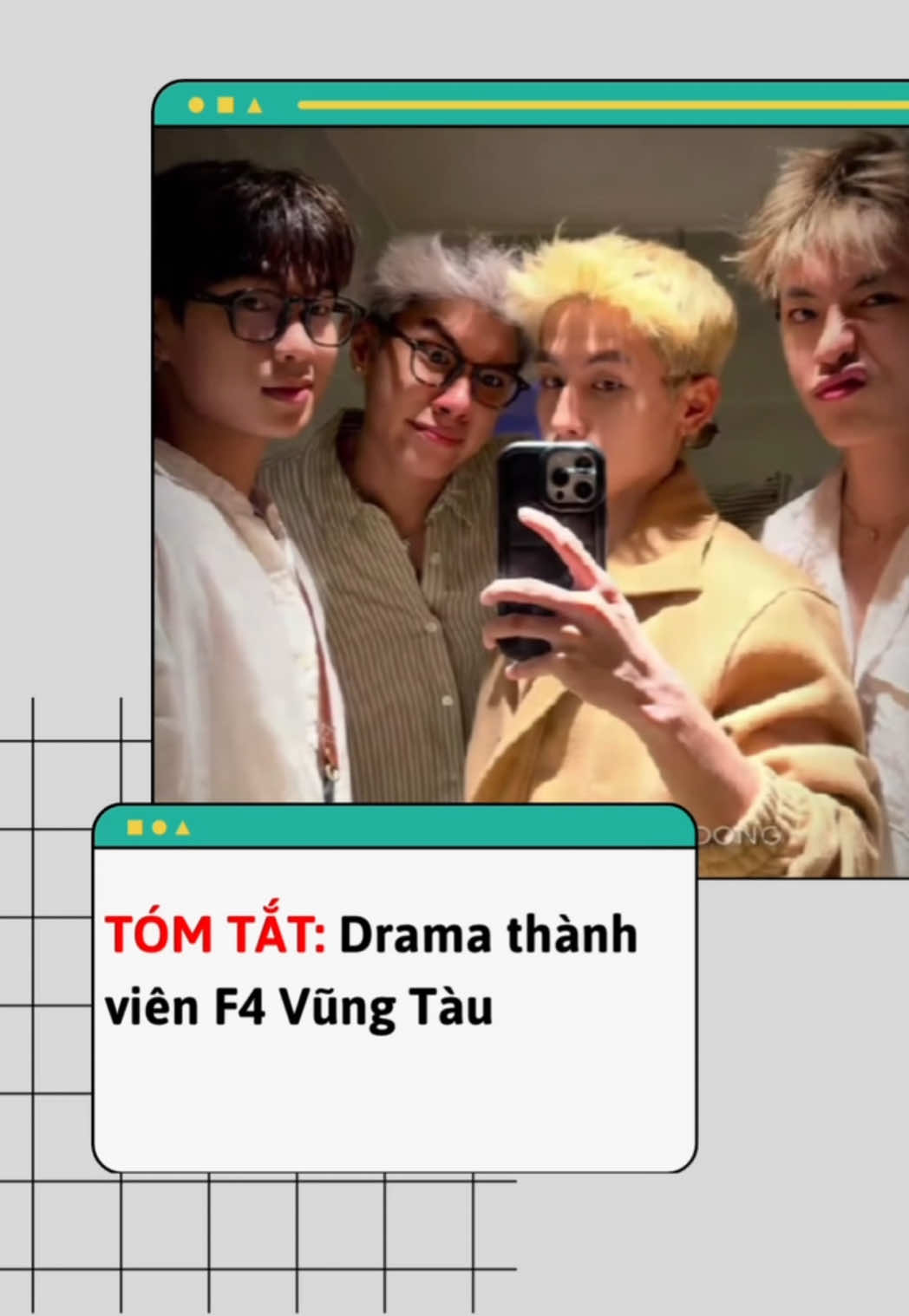 🔥 Tóm tắt drama nóng nhất hiện tại!Thành viên nổi bật của “F4 Vũng Tàu” chính thức lên tiếng trước tin đồn gây chấn động. Liệu sự thật là gì? 🤔👇 #HàoLý #F4VũngTàu #DramaMXH #TinĐồn #NetizenNóiGì #TiktokNews#CapCut 