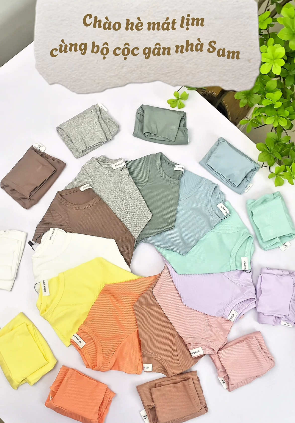 Bộ cộc gân chào hè mát lịm nha mấy bà #ttslivespecials #sambaby #quanaotreem 