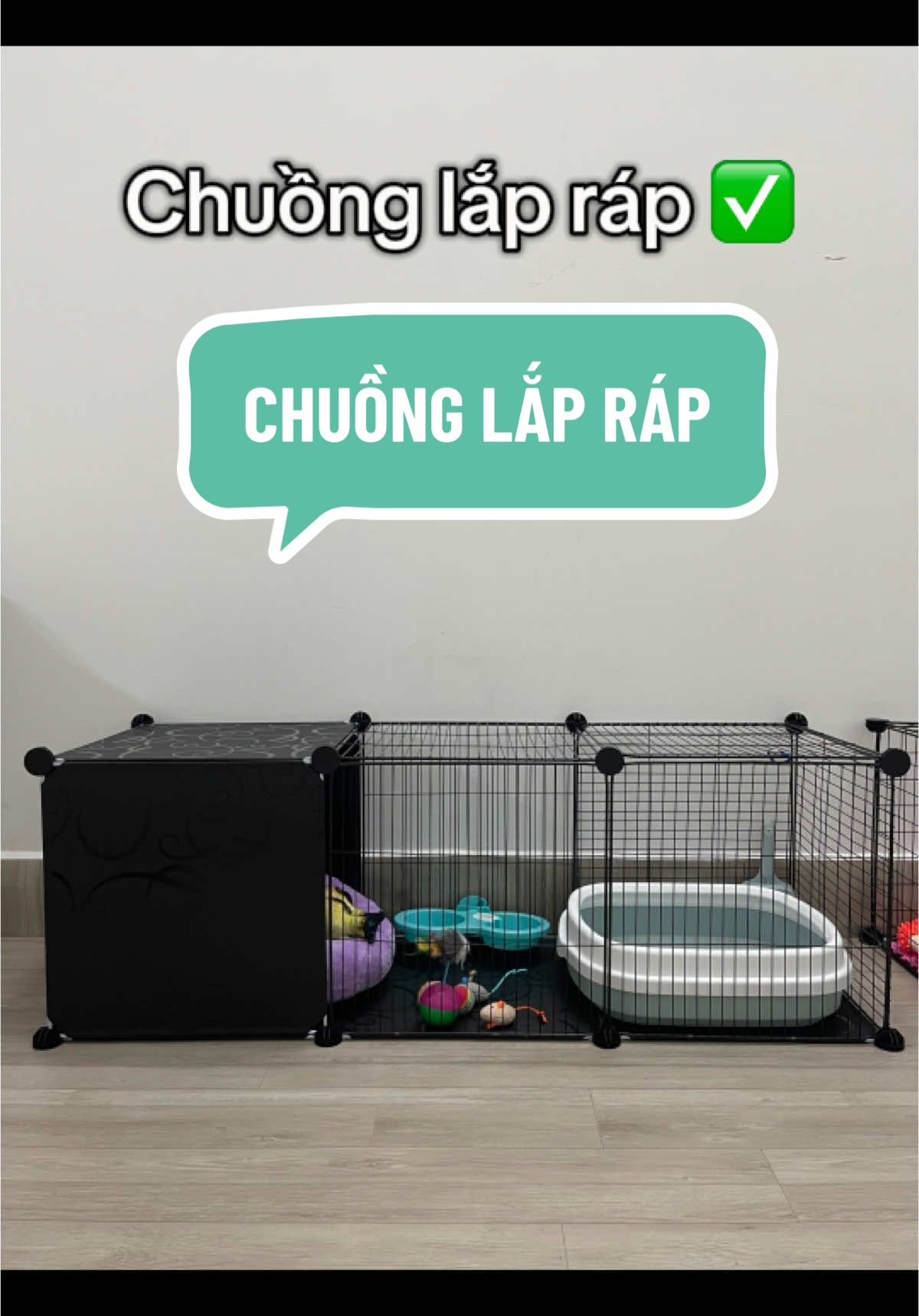 ✅❤️ Chuồng lắp ráp, chuồng chó mèo thú cưng nhỏ dưới 6kg. Em lên mẫu 1.2.3 ô. #chomeo #thucung #pet #chuonglapghep #chuongcho #chuongchomeo #longthucung 