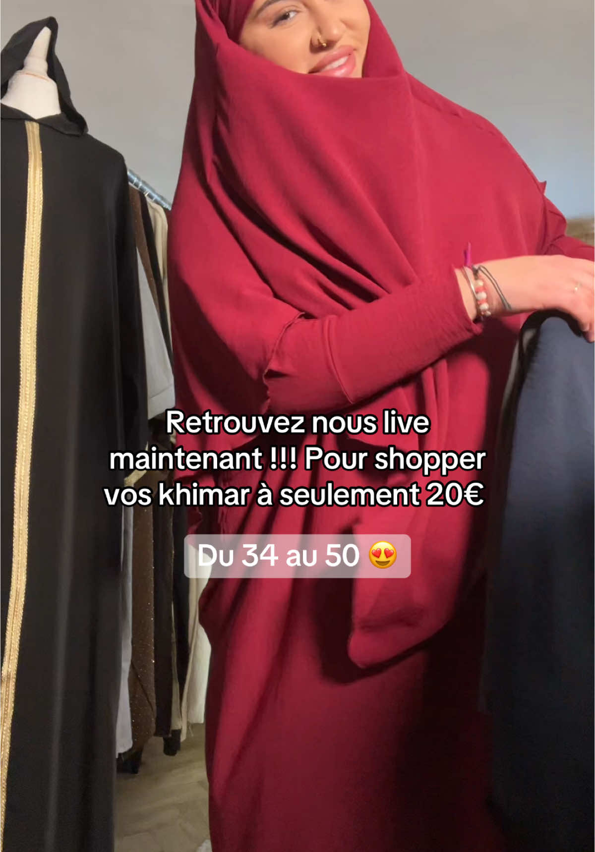 #pourtoi #foryou #Ramadan #abaya #fyp #live #vente #jilbeb #khimar 