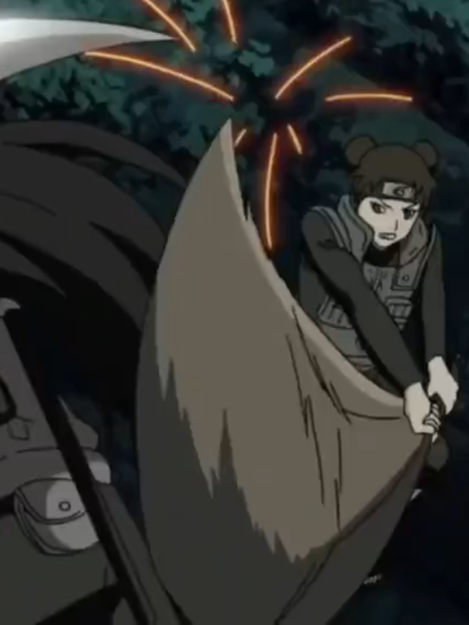 Pelea entre Tenten y Yugao.#tenten #yugao #narutoshippuden 