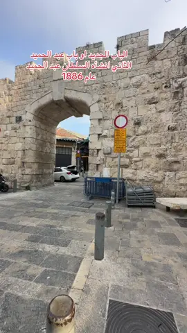 الباب الجديد في القدس اكتسب اسمه لأنه جديد نسبياً ويُعرف أيضا بباب عبد الحميد، حيث أنشئ عام 1886 في زمن السلطان عبد الحميد الثاني بمناسبة زيارة الإمبراطور الألماني فيلهلم الثاني إلى القدس.[1] والسبب كان أن مضيفه أراد تكريمه حتى يصل بموكبه إلى كنيسة القيامة، ولم تكن أي من البوابات تمكنه من الوصول مباشرة إليها .