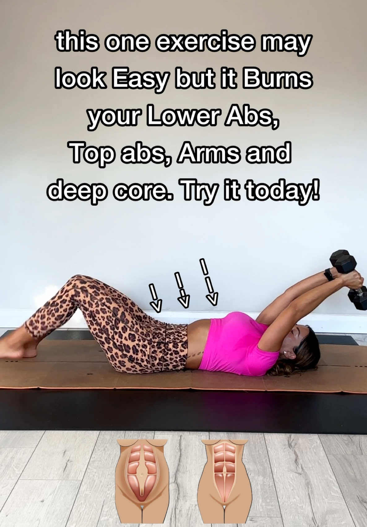 Ladies, moms! …. It burns—- and it’s all in my 2-1-1 workout program ! Link 🔗 in my bio CODE: Summer2025 20% off!  #lowerabs #topabs #deepcore #coreworkout #diastasisrecti #weights #weightsforwomen  #womensfitness #abs 