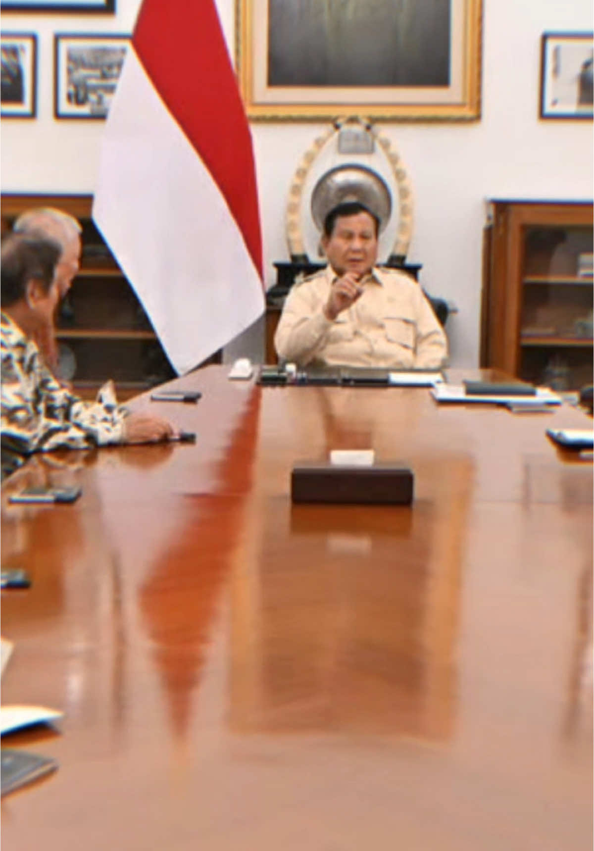 Presiden prabowo subianto menerima kehadiran 8 Para Naga di istana kepresidenan 🐉 #prabowosubianto #prajogopangestu #anthonysalim #sugiantokusuma #boythohir #frankywijaya #datosritahir #jamesriady #tommywinata 