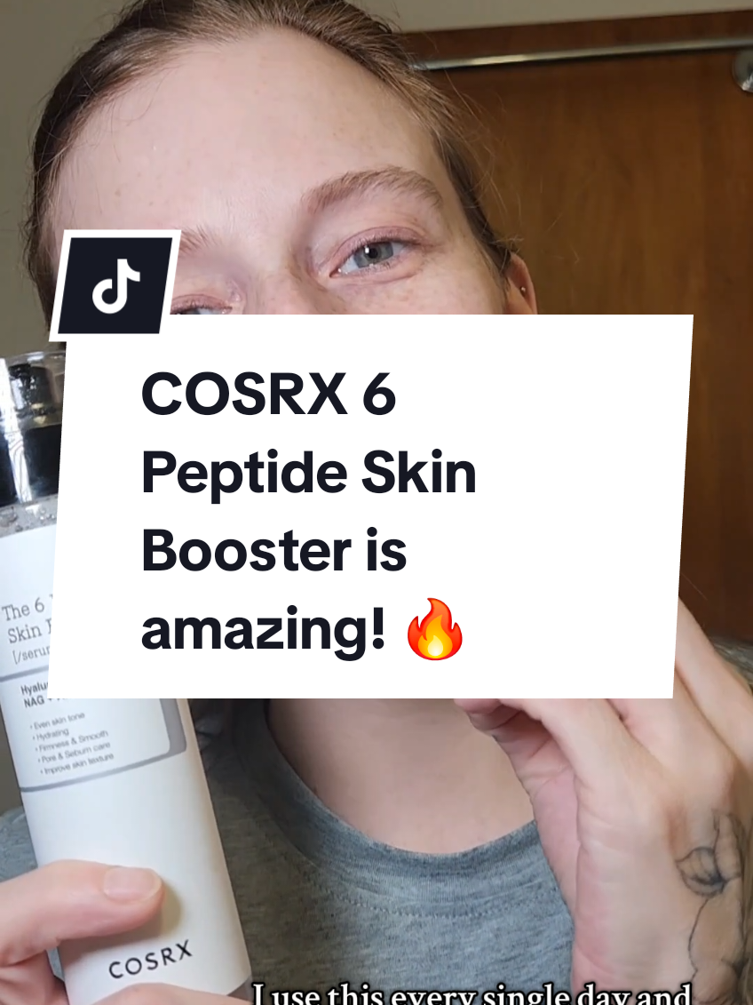 The COSRX 6 Peptide Skin Booster & Toner is my FAVORITE skincare product!!! 🔥🔥🔥 . @COSRX US @COSRX Official #COSRX #cosrx6peptideskinbooster #cosrx6peptide #cosrxpeptideserum #cosrxpeptidebooster #cosrxpeptideskinbooster #cosrxtoner #cosrxpeptide #cosrx6peptideboosterserum #cosrxthe6peptideskinbooster #cosrxthe6peptideskinboosterserum #spotlightfinds #tiktokshopspringglowup 