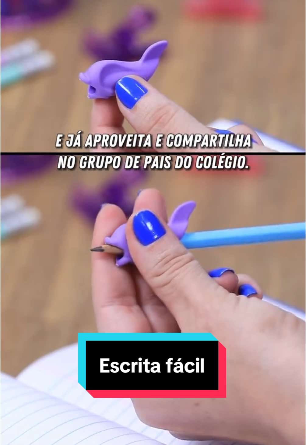 Aprender a escrever não é fácil, né? ✍?🗒? Mas um adaptador de lápis pode deixar o aprendizado bem mais confortável, além de ser super fácil de usar! Mas não esquece: é essencial consultar um especialista, tá? Você já tinha visto um adaptador assim? #VoltaÀsAulas #MaterialEscolar #Estudos #TemNoMagalu #DicaDaLu ID dos produtos: Adaptador de lápis indicador: cf9a322a39 Adaptador emborrachado: ae42aeg1e8/fs Adaptador de escrita: kd043hj32b Adaptador de escrita apoio: gb322fc00d