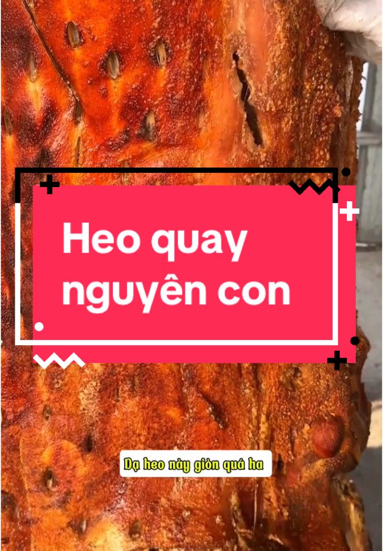 Heo quay nướng nguyên con mới ra lò #food #Foodie #foodtiktok #foodies #FoodTok #foodreview #trend #trending #chinesefood #streetfood #meat #roastedpork 