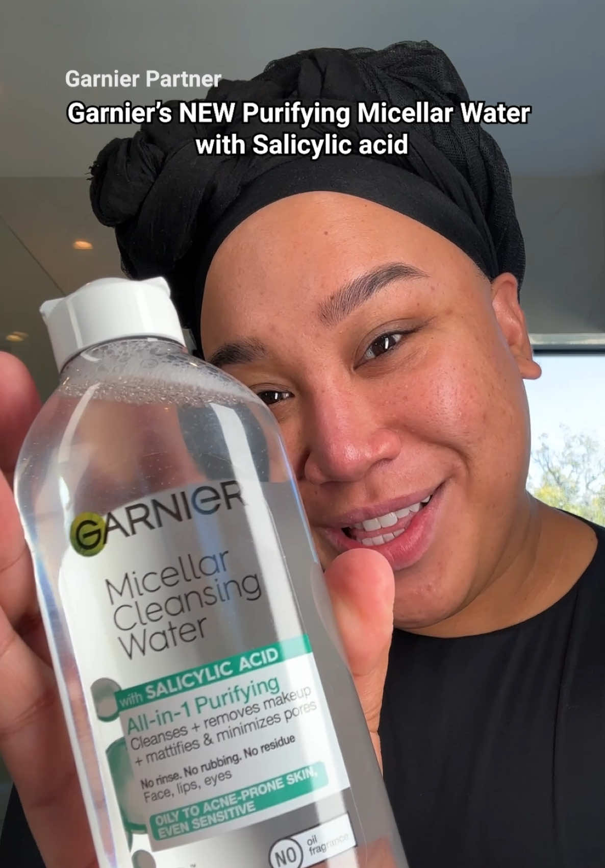 ✨DeGlaze your makeup with me! There’s nothing like that fresh-faced feeling after a long shoot day. Using @GarnierUSA’s NEW Purifying Micellar Water WITH Salicylic Acid ✨ Join the DeGlaze movement and make your skincare routine effortless and effective! #GarnierPartner #GarnierSkincare 