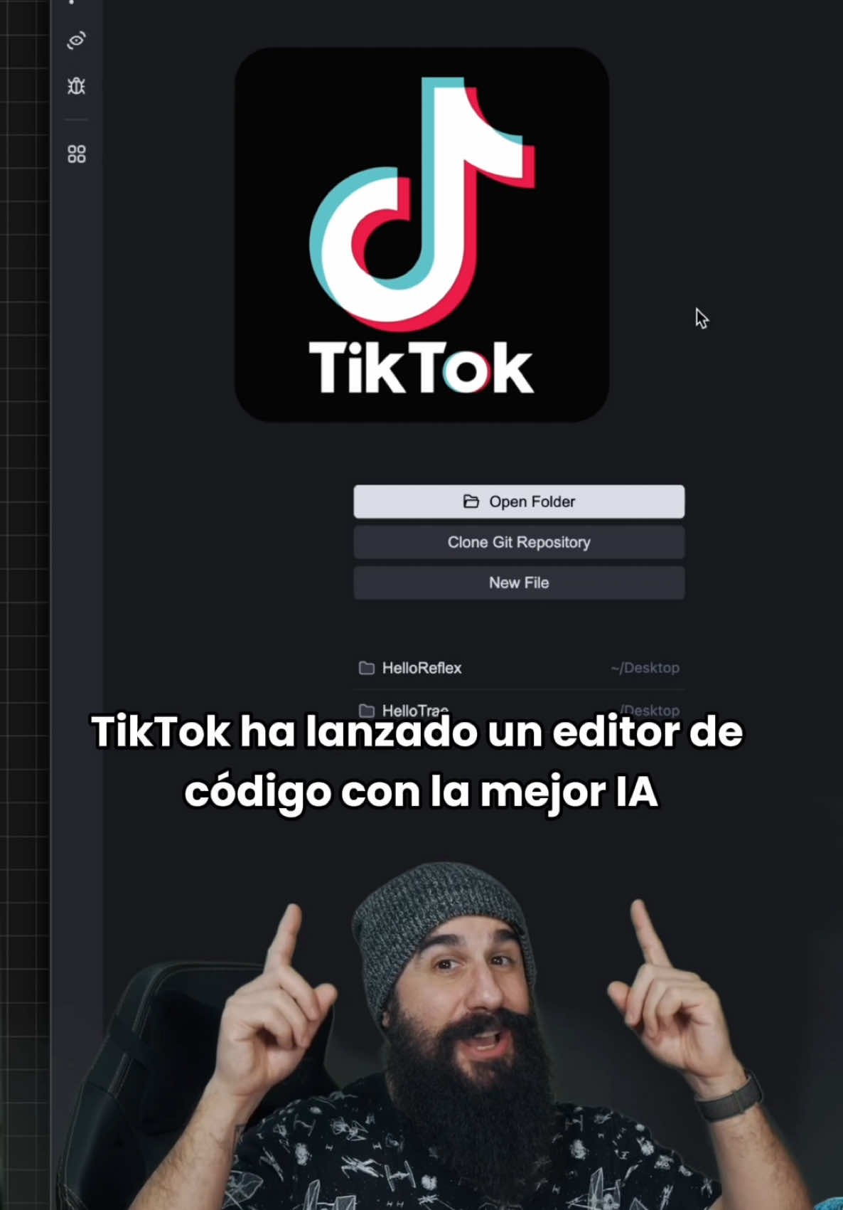 Nuevo editor de código con IA integrada! ByteDance (la empresa detrás de TikTok) ha desarrollado Trae, un nuevo editor de código que permite usar IA gratis con modelos como DeepSeek o Claude 3.7 Sonnet (considerado uno de los mejores para programación).  A VS Code y Cursor le ha salido un nuevo competidor. 🤖 Lo tienes en trae.ai #programacion #programadores #ia #inteligenciaartificial #vscode 