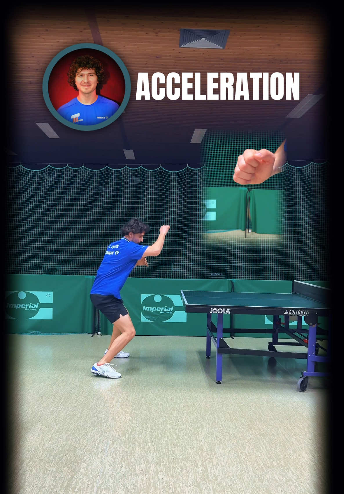 A very important thing for accelerating the ball in table tennis ☝🏼#tabletennis #pingpong 