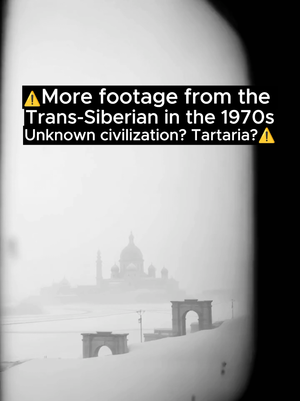 leaked footage from a train ride in Siberia in the 70s... a glimpse of something impossible. Lost civilization ? Tartaria?  #lostcivilizations #tartaria #ancientmystery #unexplained #conspiracy #ai #ancientaliens #flatearth #viralvideos 