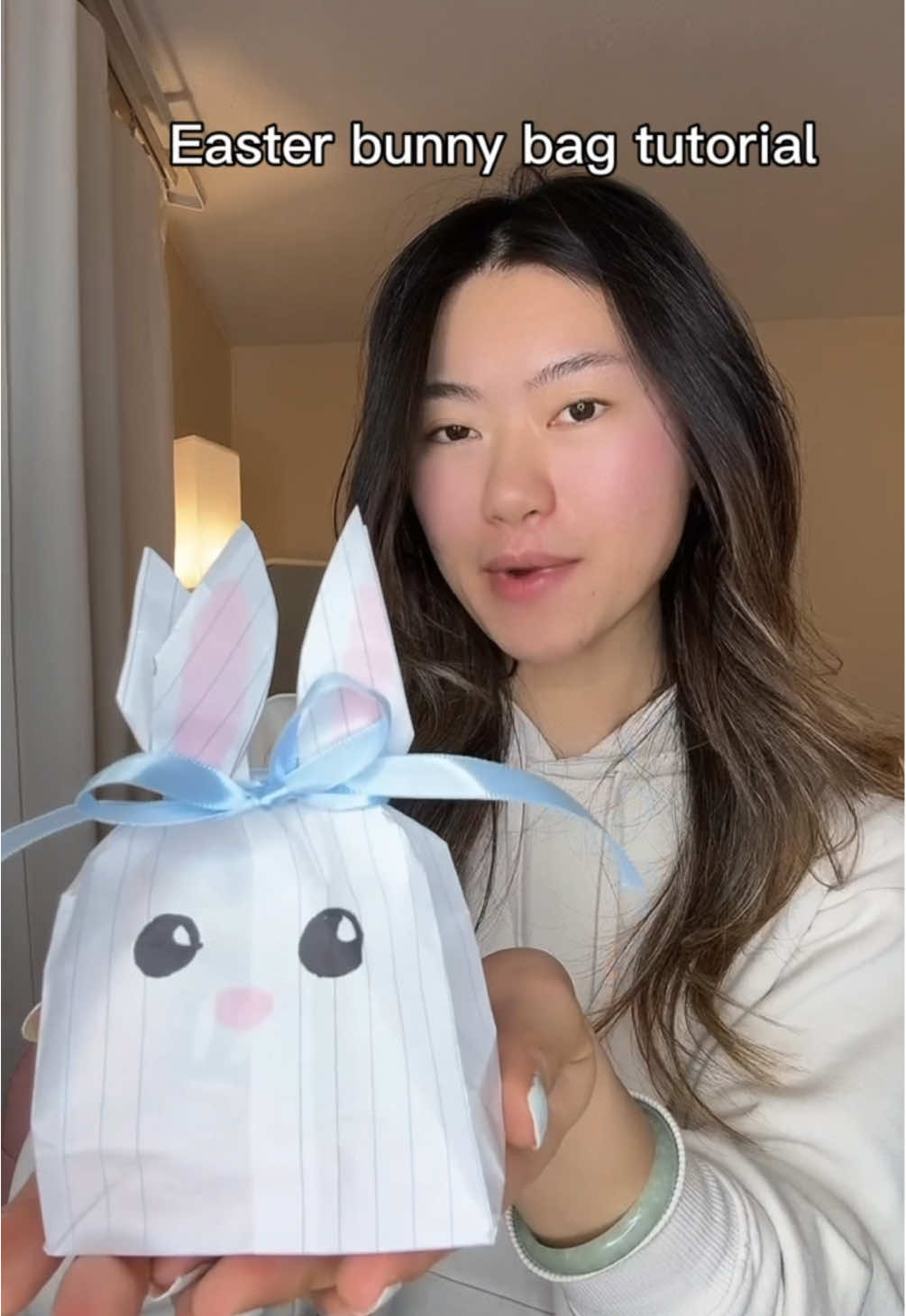 Easter bunny bag tutorial 🐰🥚 #DIY #easter #easterbunny  @Cadbury USA  @M&M'S US 