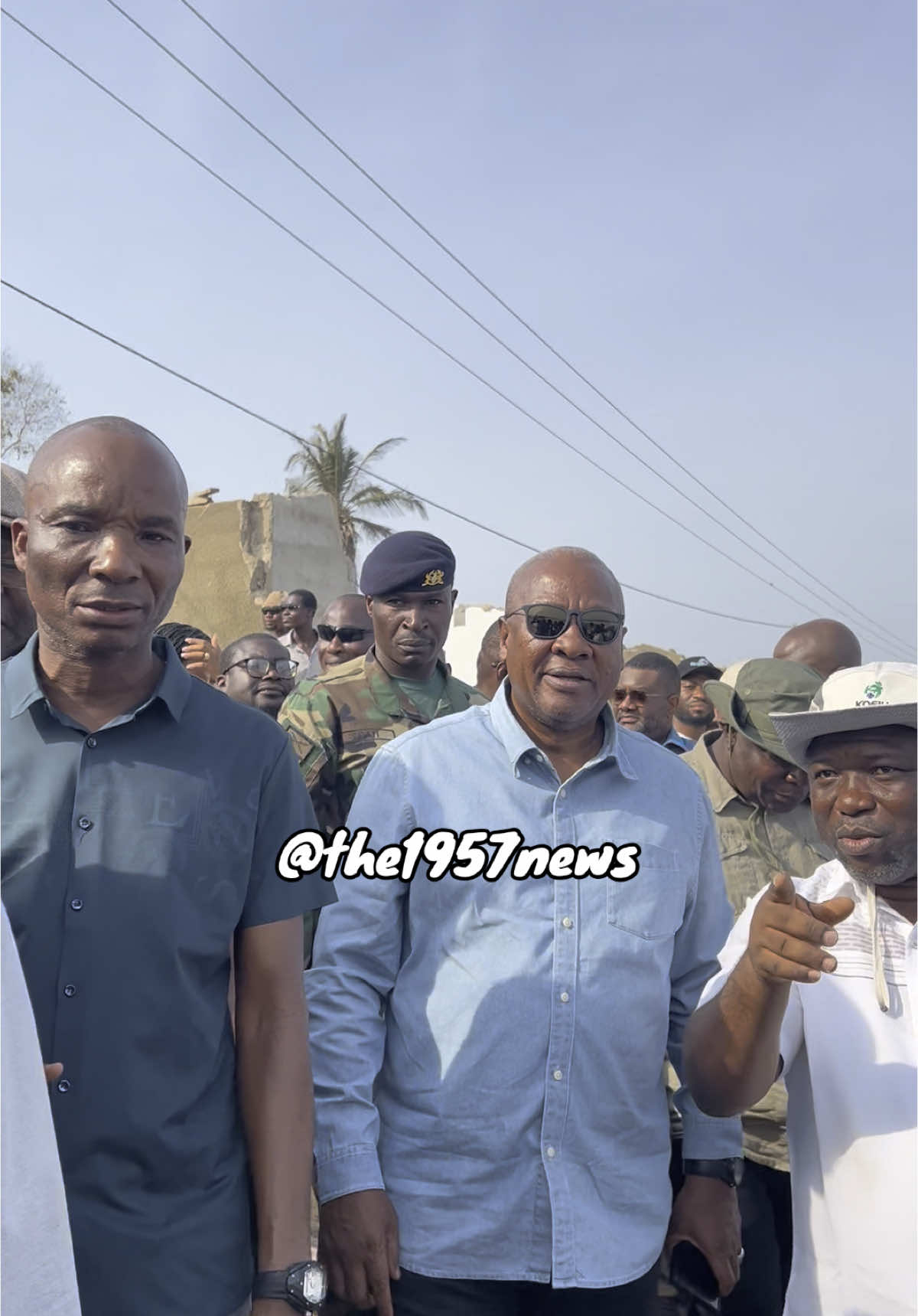 LIVE | Agavedzi Tidal Waves Displacement: President Mahama arrives at the scene to assess the extent of the devastation caused by the tidal waves. #KetuSouth #Agavedzi #TidalWave