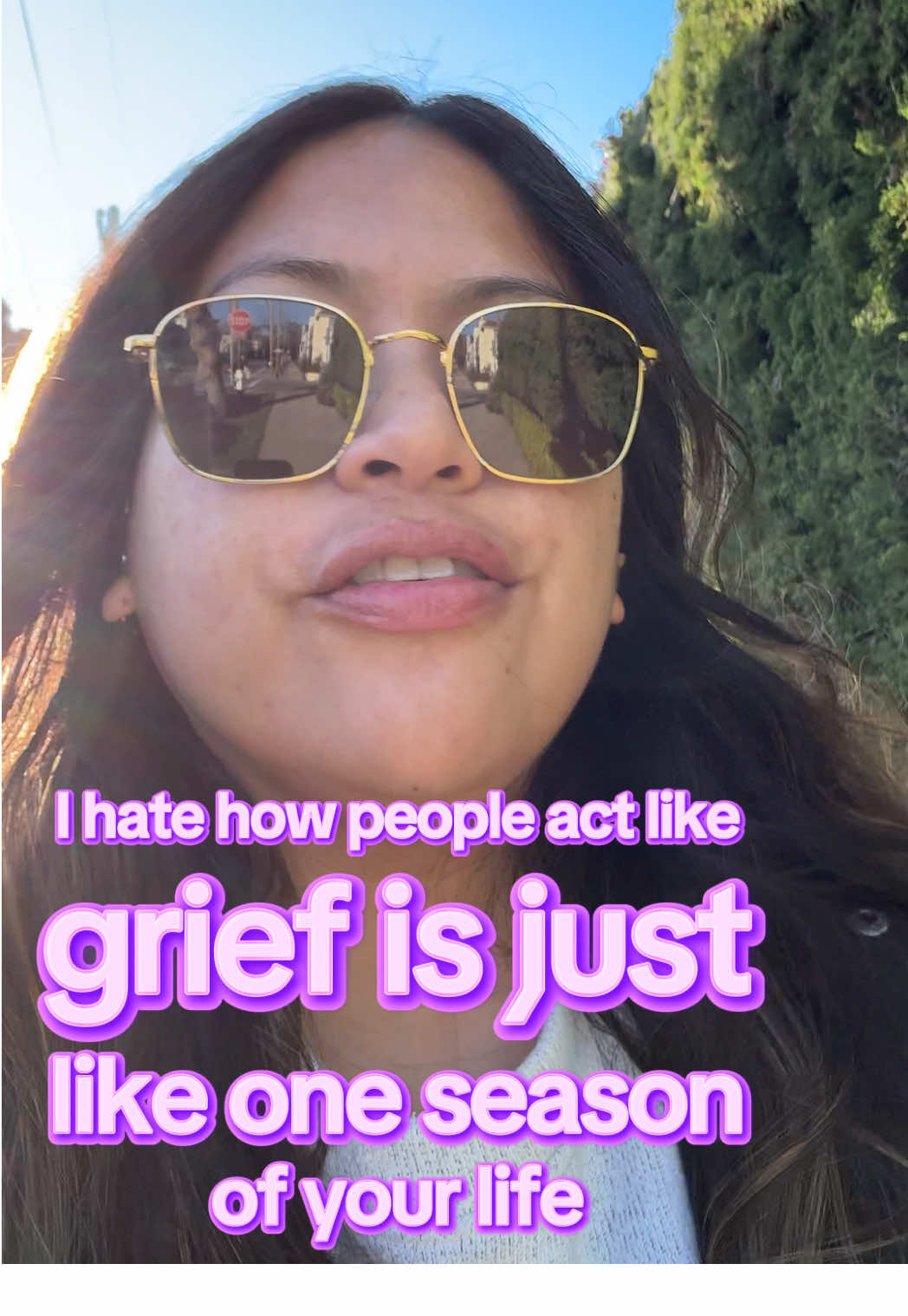 Grief shows up in every season. That’s the unfortunate or fortunate fact (depending on how you look at it)  #griefjourney #griefandloss #griefstories 
