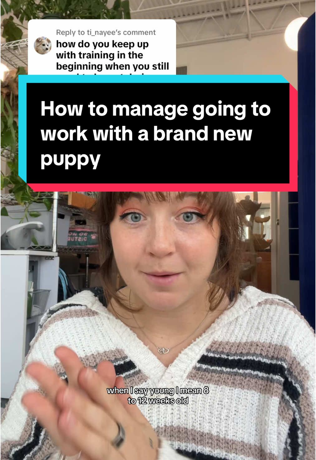 Replying to @ti_nayee hopefully this answers your question, but I definitely went down a rabbit hole of separation anxiety and potty training 🤣🐶 lmk if you want a training routine! #puppynewborn #dogtraining101 #8weekoldpuppy #pottytraininngtipsneeded #petcube #amazonpetproducts 