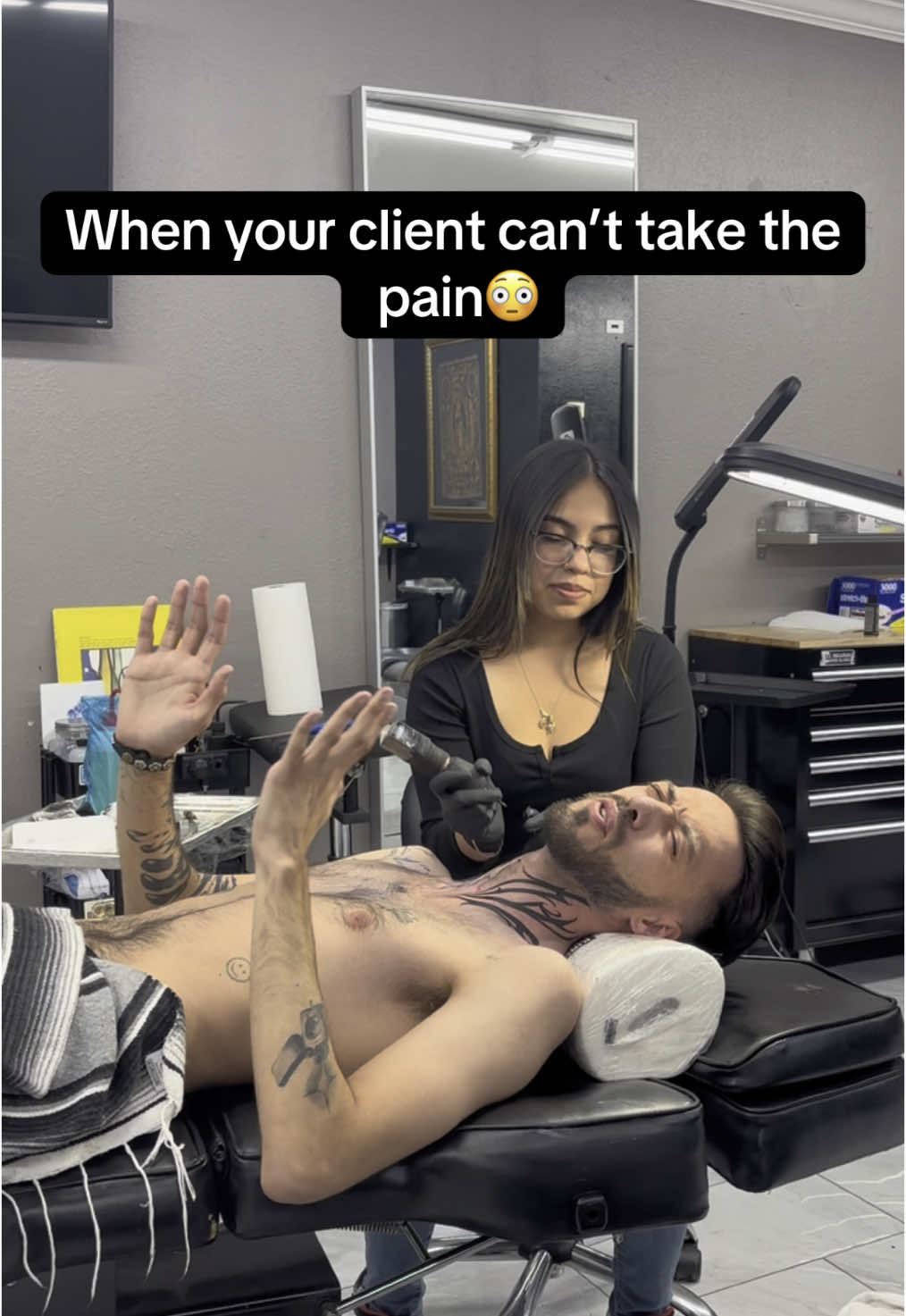 Can you handle tattoo pain?  If not I offer numbing cream in shop all you have to do is let me know prior to your appointment!🙏🏽  Dm on instagram (link in bio) or text (480)-780-9644 to book!📲 #arizonatattooartist #tattoomemes #femaletattooartist #femaletattooartist #foryoupage 