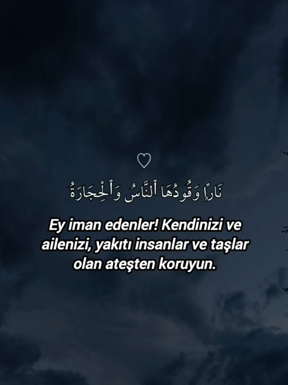 Ey iman edenler! Kendinizi ve ailenizi, yakıtı insanlar ve taşlar olan ateşten koruyun. O ateşin başında gayet katı, çetin, Allah'ın kendilerine verdiği emirlere karşı gelmeyen ve kendilerine emredilen şeyi yapan melekler vardır. Tahrîm Sûresi, 6 . . . . . . . . #dinisohbet #salavatışerif #sondakikahaberler #huzurislamda #namazagidenyol #metinbalkanlıoglu #kuranıkerim🕋🕊🕋 #ömerdöngeloğlu #enanlamlıvideolar #reelsvideos #IslamicEdit #peygamberefendimiz #güzelbirsöz #nihathatipoğlu #kesfet #hayirlicumalar #gazzedezulümvar #sehitlerölmez #vatanbölünmez🇹🇷 