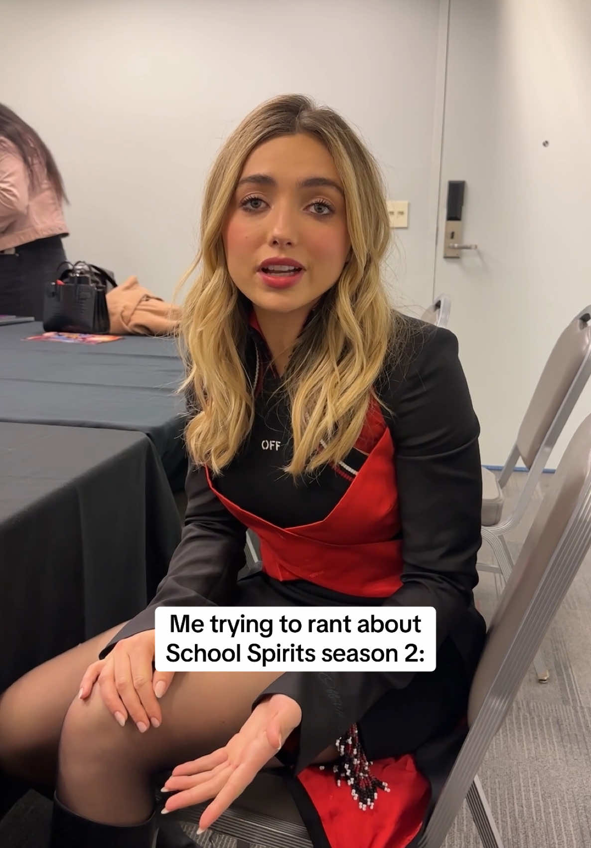 Listening isn’t free 🤣 #schoolspirits #peytonlist #maddienears @AwesomenessTV 