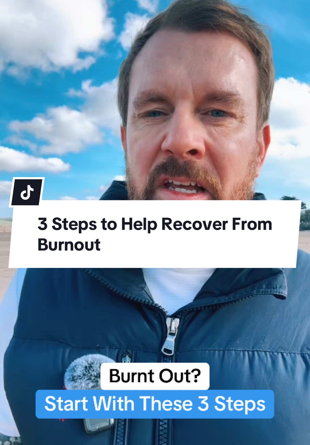 If you’re feeling burnt out, start with these 3 steps. It will help you take the pressure off and aid your recovery.  (Sorry about the wind, my mic switched off) #BurnoutReset #burnout #burnoutrecovery #burnoutcycle #helpyourself 