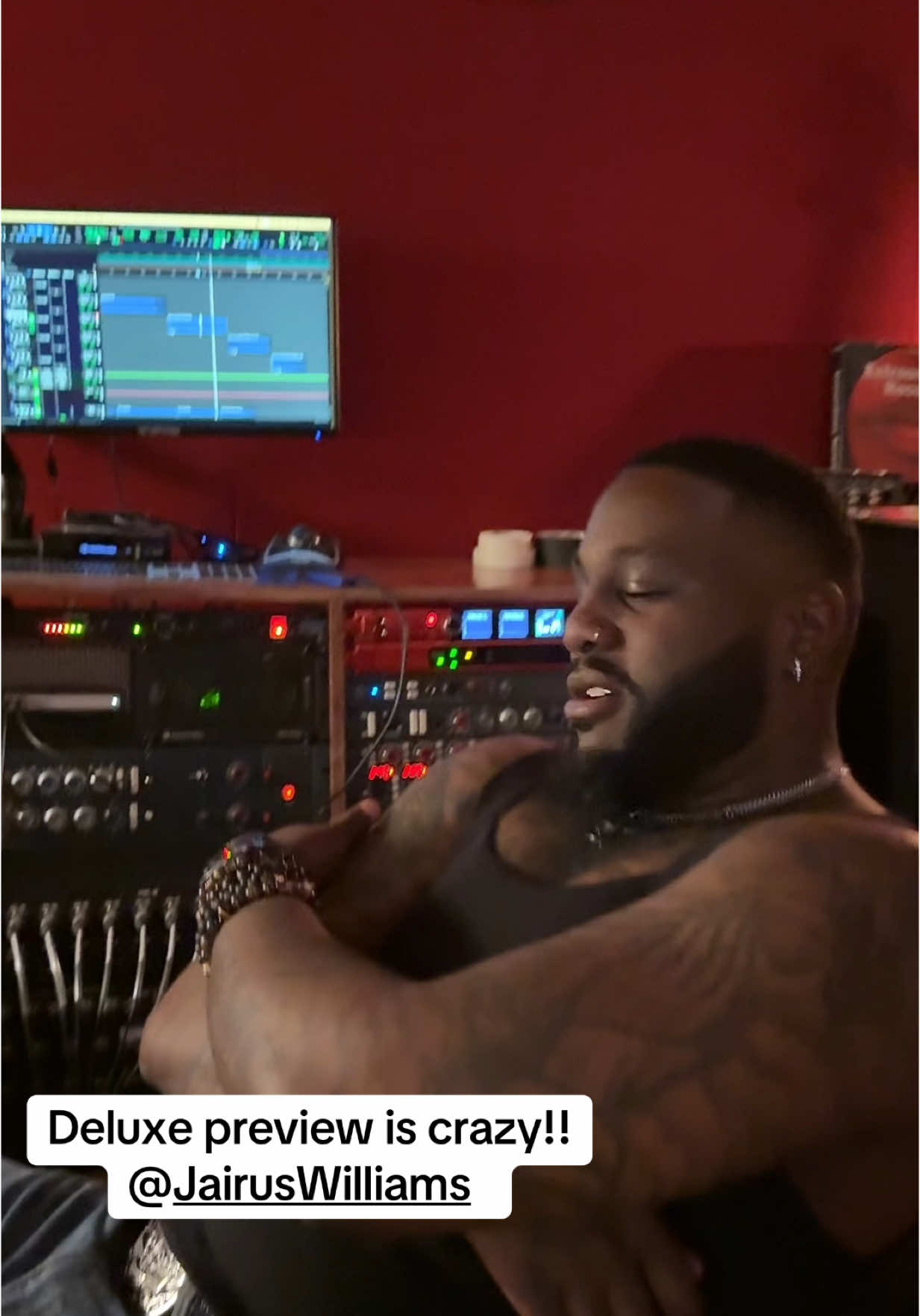 Touching deluxe for @Jairus Williams #recordingstudio #studiovibes #protools #indieartist 