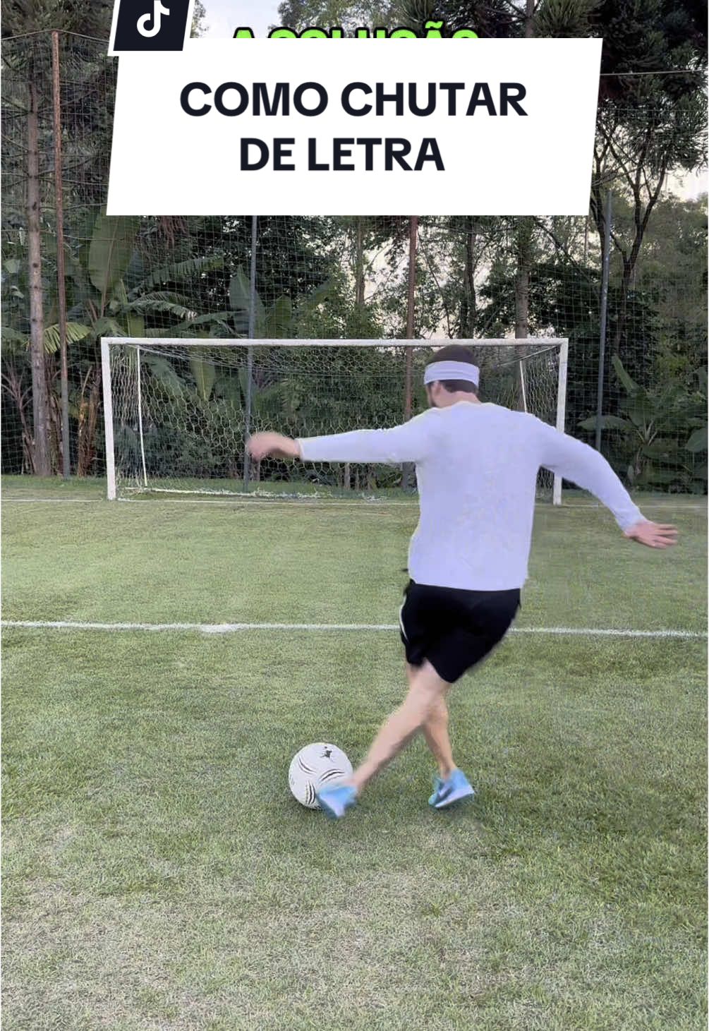 COMO CHUTAR DE LETRA 🔥 #futebol #chute #letra #tutorial #bera 