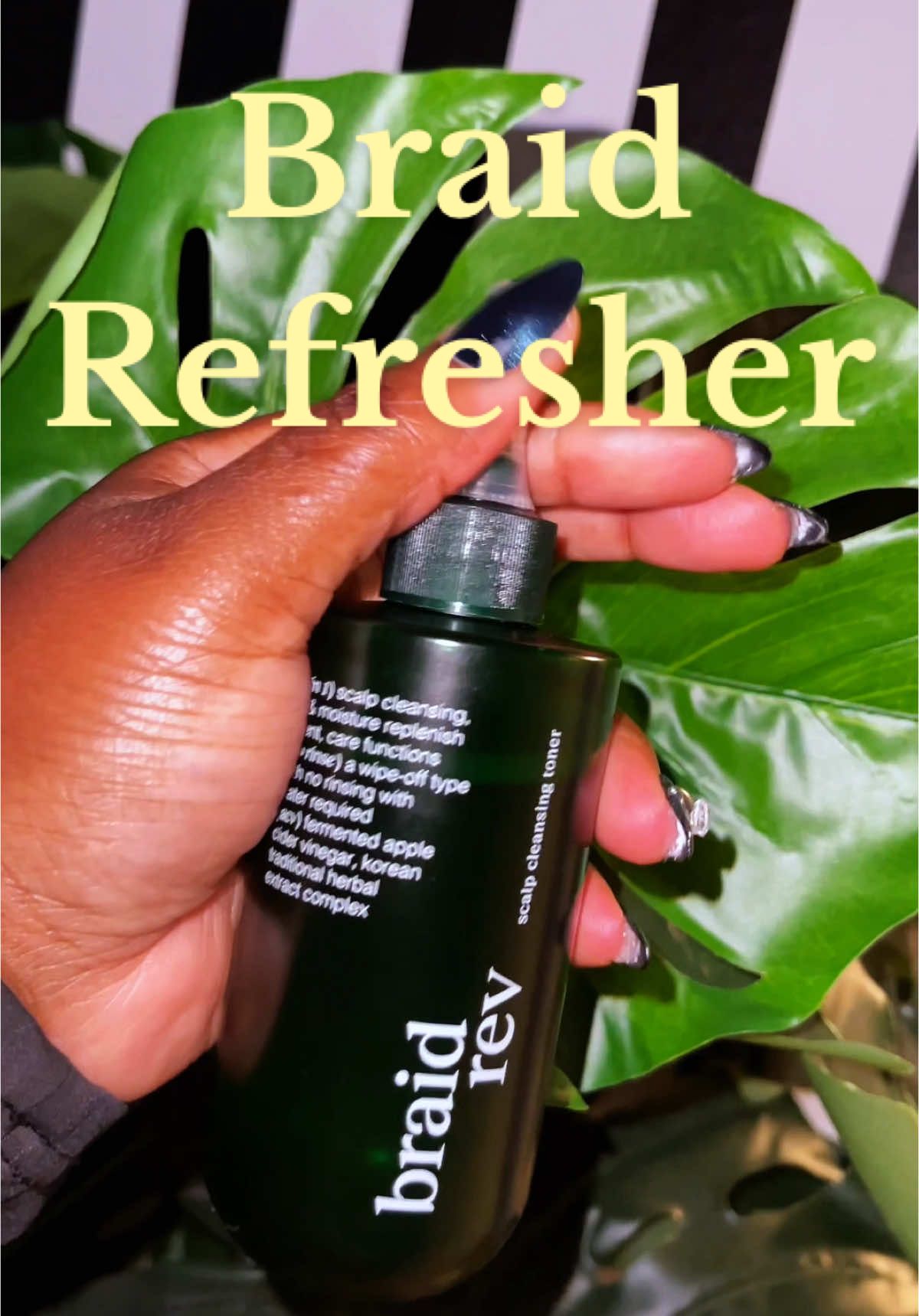 Y’all need to try this trick to refresh your braids & scalp @bephor_official @Kglowing  #bephor #braidrev #braids #washday #washandgo #curlyhair #curlyhairroutine #wiginstall #locs #haircare #haircareroutine #naturalhair #afro #refreshbraids 