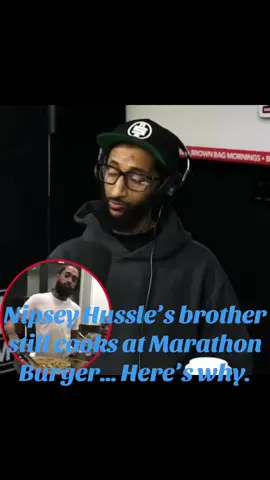 Blacc Sam, Nipsey Hussle’s brother, got emotional explaining why he still cooks at Marathon Burger—despite being the owner. Some things are deeper than business… What do y’all think? Respect or unnecessary? Let’s talk.  #MarathonContinues #BlaccSam #NipseyHussle