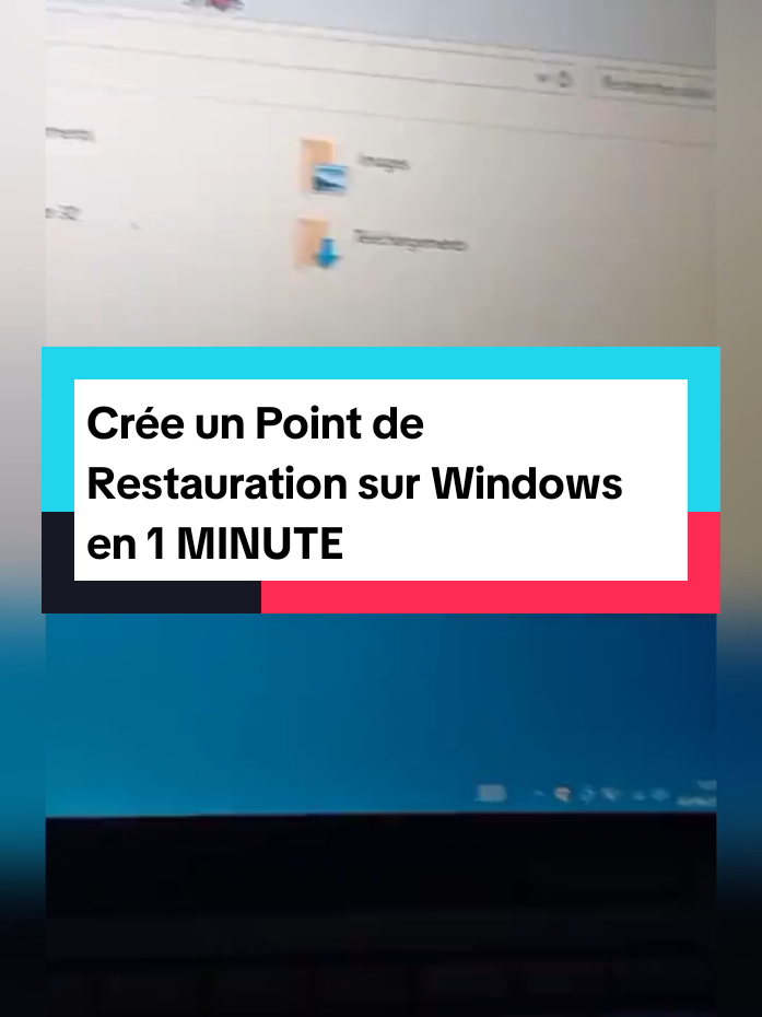 🛠️ Crée un Point de Restauration sur Windows en 1 MINUTE ! 🕒 | Sauvegarde Ton PC 🖥️ #AstuceWindows #TutoTech