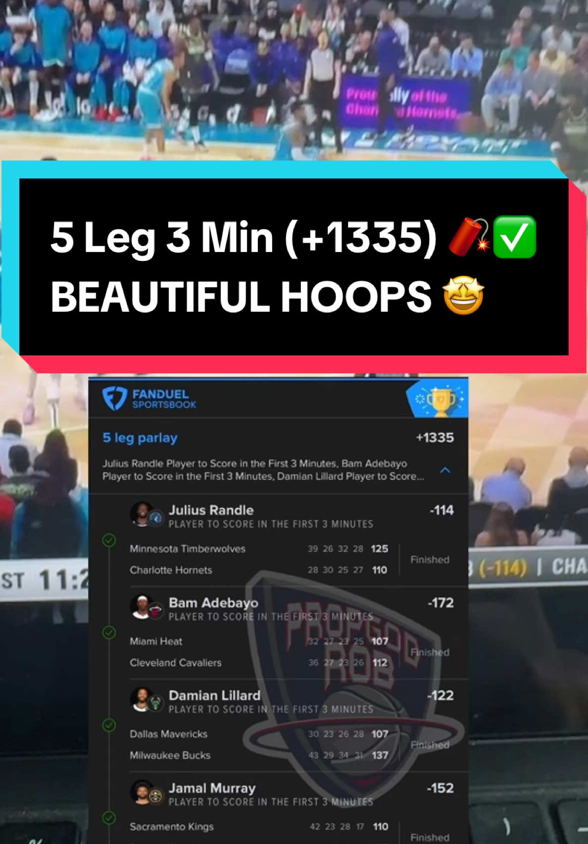 Ticket cashed in the nicest way…BEAUTIFUL HOOPS 🔥✅✅ #fyp #foryoupage #fanduel #sports #sportsbetting #nbaedits 