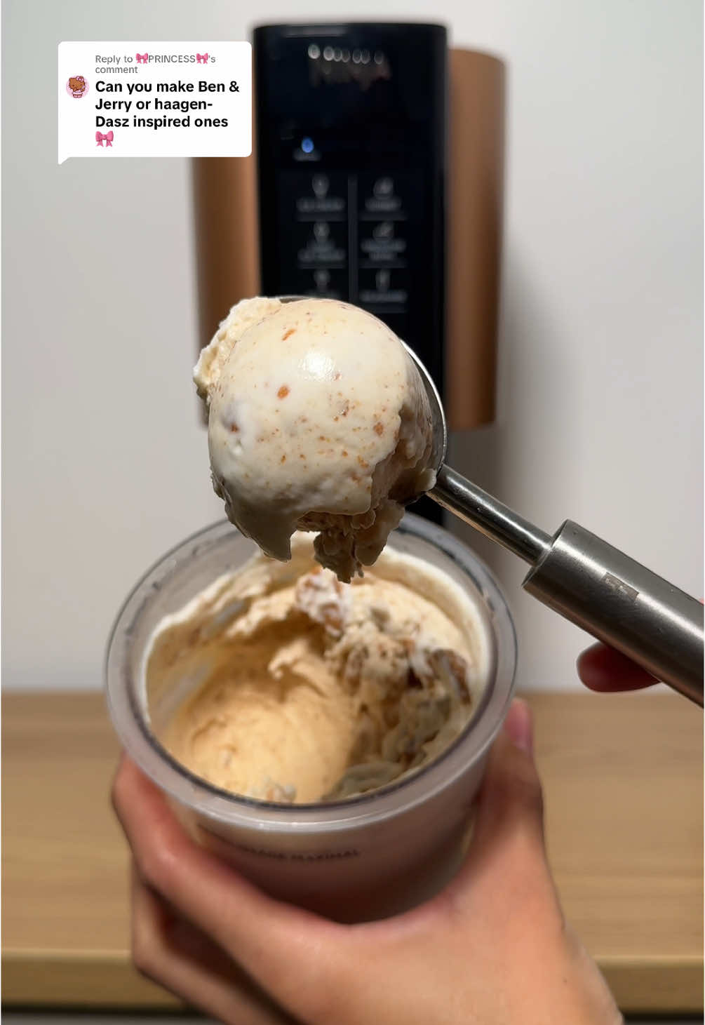 Replying to @🎀PRINCESS🎀 lets make Häagen-Dazs Speculoos Caramel Biscuit & Cream at home 🤤🍨 #haagendazs #häagendazs #biscoff #ninjacreami #ninjacreamirecipe #icecreamday 