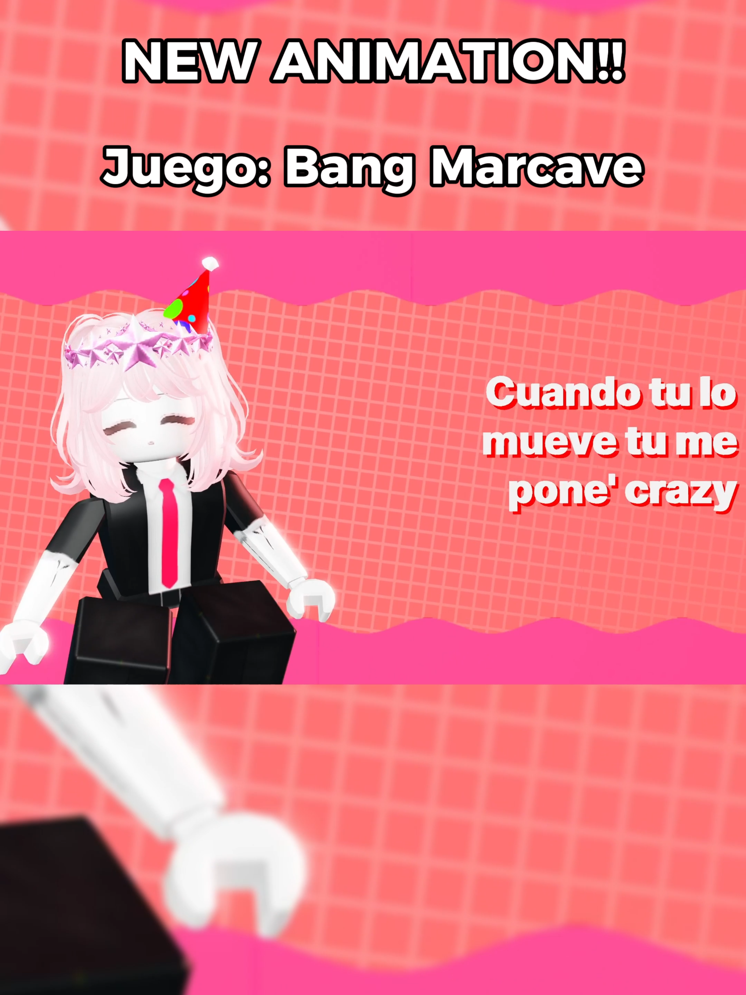 NEW ANIMATION ROBLOX - Juego: Bang Marcave - Baile: Dame tu Cosita #roblox #robloxanimation #robloxtrend #wowbaby #dametucosita #robloxtrend #crista_1a  #parati #robloxfyp #robloxgirl #dametucosita #animationmeme 