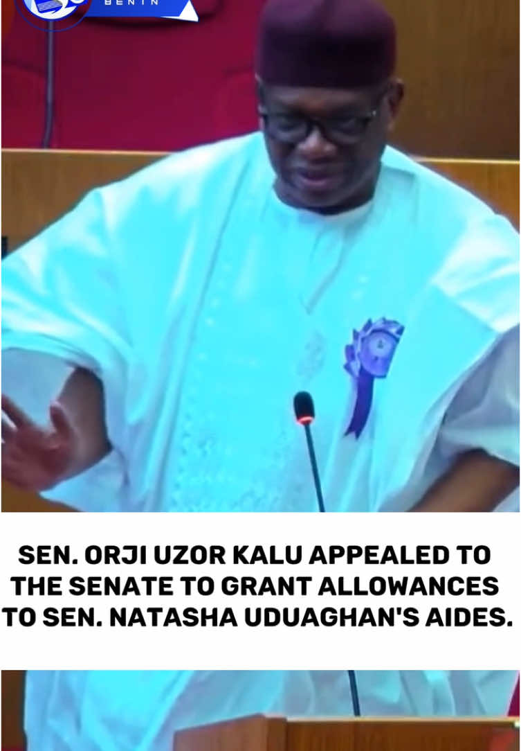 Sen. Orji Uzor Kalu and Sen. Ned Nwoko pleaded with the Senate to allow aides of Sen. Natasha Akpoti Uduaghan to receive allowances.  #OrjiUzorKalu #NedNwoko #NatashaAkpotiUduaghan #Senate #NigeriaPolitics #Allowances #PoliticalSupport #natashauduaghansaga #natashaakpoti #senatehouse #nigeriasenatehouse #Akpabio #nigeriasenators #natashaakpabio 