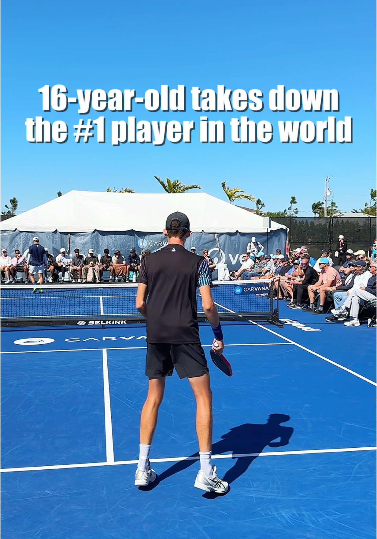 This is why pickleball is the greatest sport in the world. Age simply does not matter. Imagine being 16 years old, chasing your dream, and taking down the GOAT. Wild stuff. 🤯 @Carvana PPA Tour #pickleball #pickleballhighlights #pickleballtiktok #pickleballplayers #pickleballcourt #pickleballpro #highlights #foryou #fyp #thekitchen 