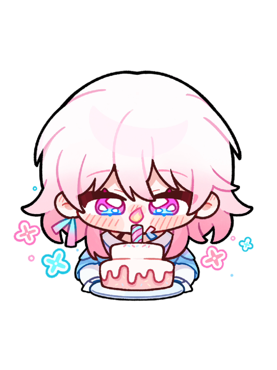 today is the day!!! animated march stickers: @gustinex #march7th #HonkaiStarRail  