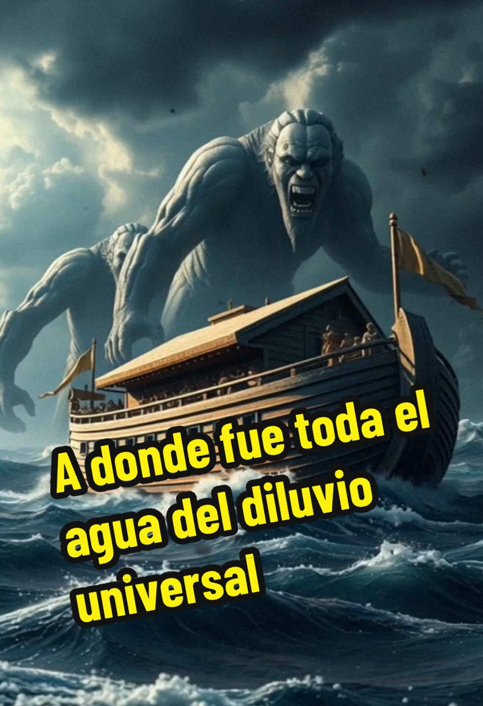 A dónde fue toda el agua del diluvio universal ? #diluviouniversal #noe #arcadenoe #nefilim #chinos #egipcios #historia #misterio #oculto 