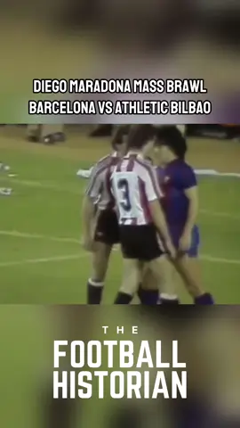 Diego Maradona mass brawl, Barcelona vs Athletic Bilbao 🥊 #diegomaradona #barcelona #athelticbilbao #footballfigths #football #footballedit #footballtogether #footballquotes #Soccer #footy #footyedit #footballhistory #footballhistorian #footballtiktok #footytiktok #soccertiktok 